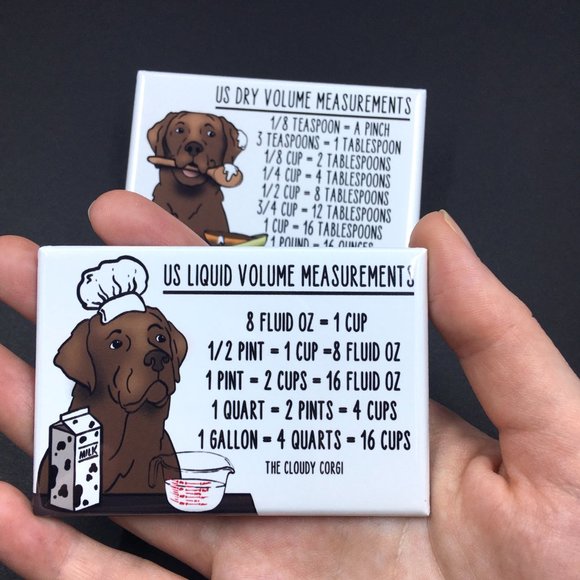 Chocolate Labrador Retriever Dog Kitchen Magnets - Picture 3 of 4